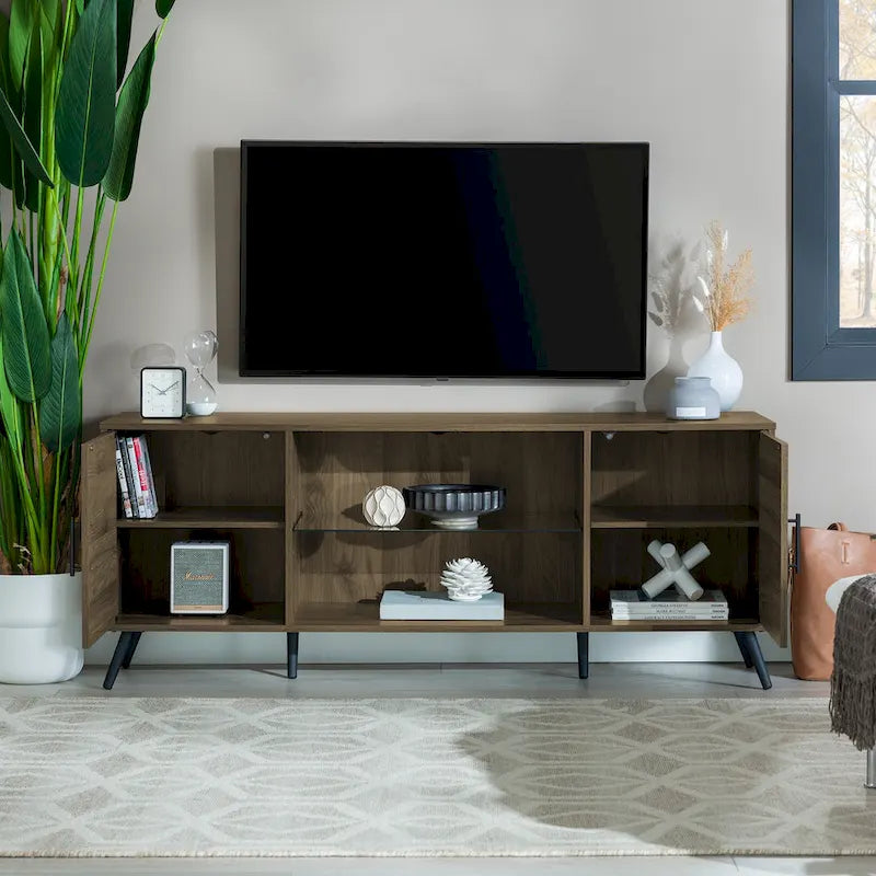Meuble TV moderne de style médiéval