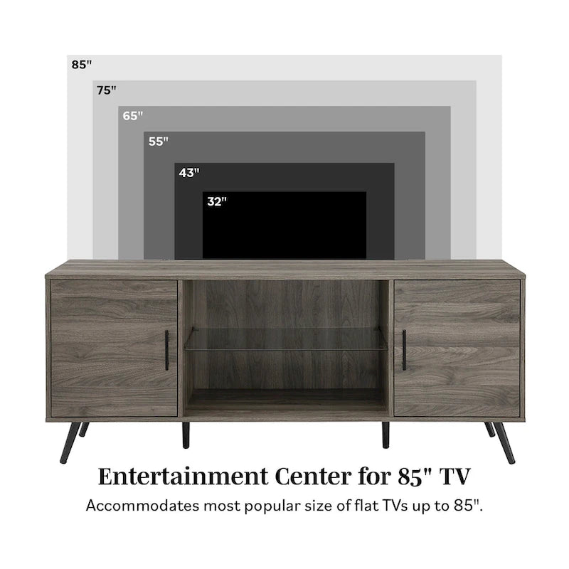 Meuble TV moderne de style médiéval