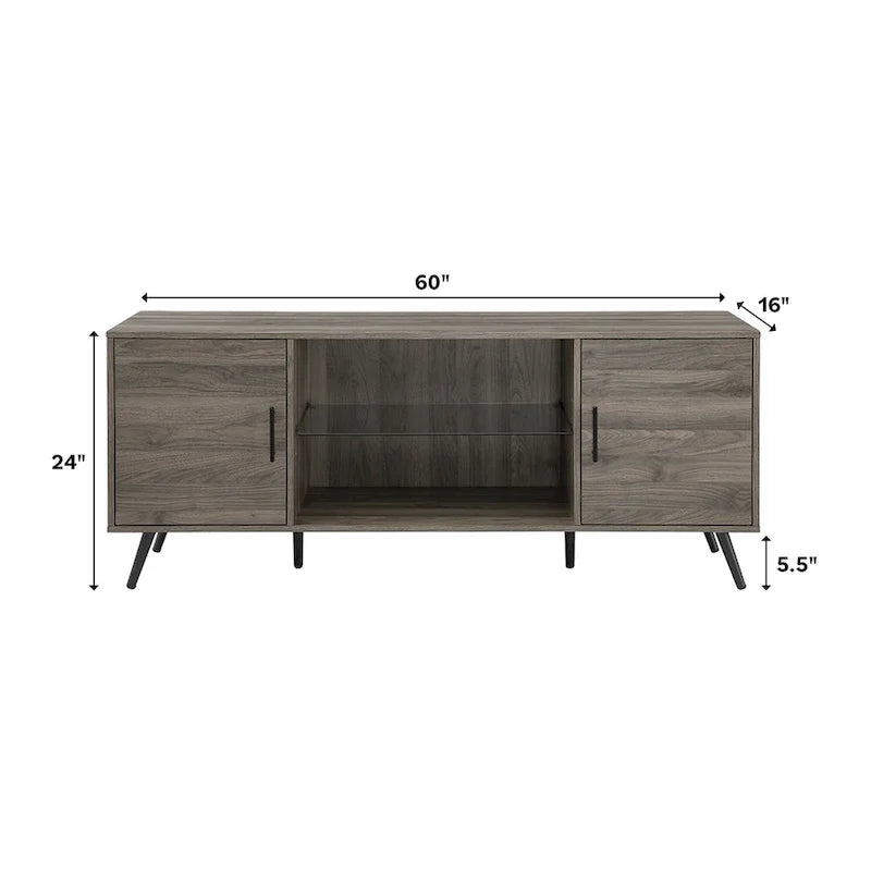 Meuble TV moderne de style médiéval