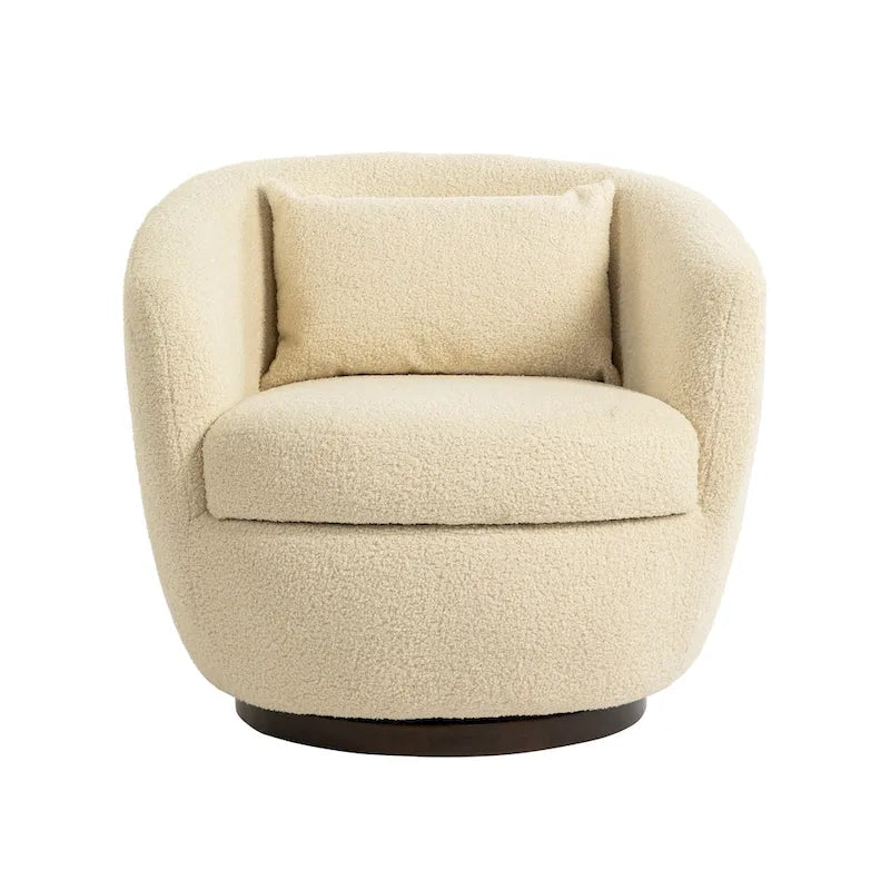 Fauteuil pivotant baquet rembourré