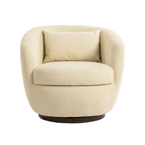 Fauteuil pivotant baquet rembourré