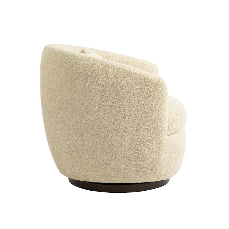 Fauteuil pivotant baquet rembourré