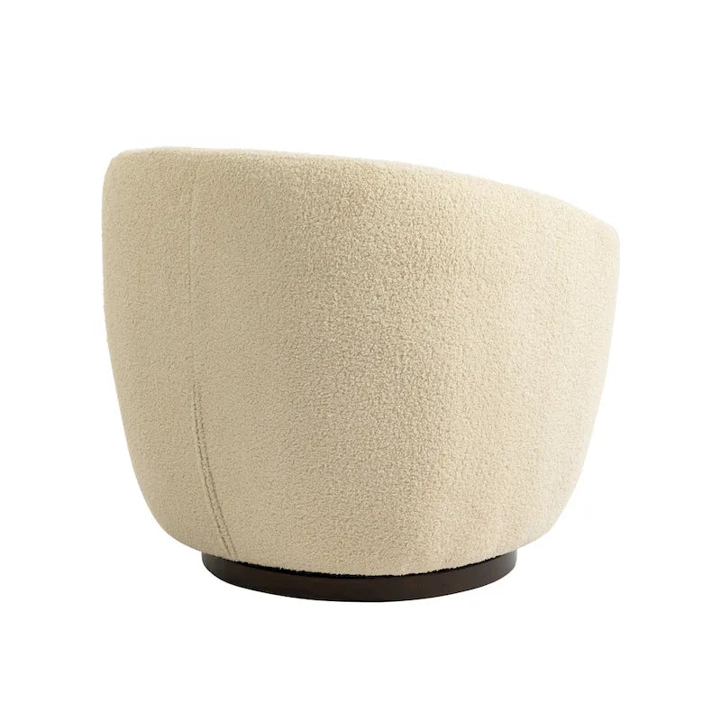 Fauteuil pivotant baquet rembourré