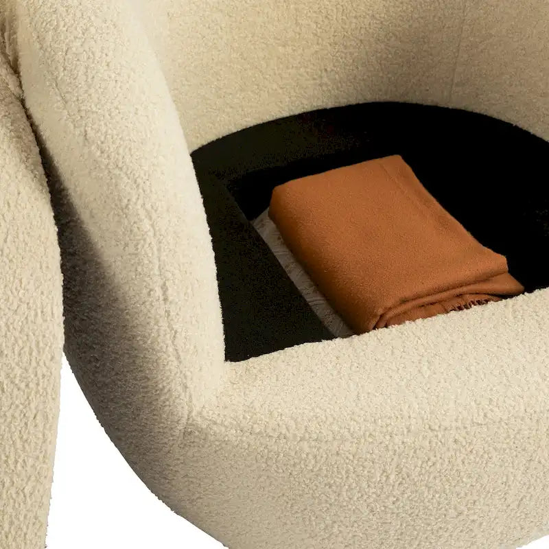 Fauteuil pivotant baquet rembourré