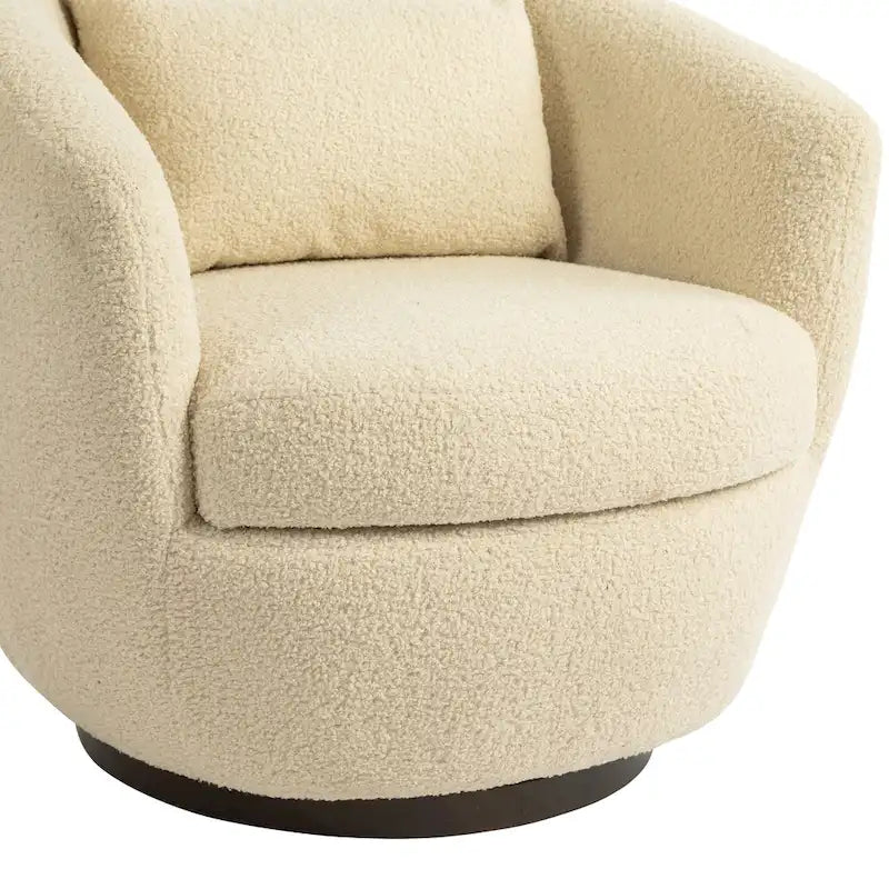 Fauteuil pivotant baquet rembourré
