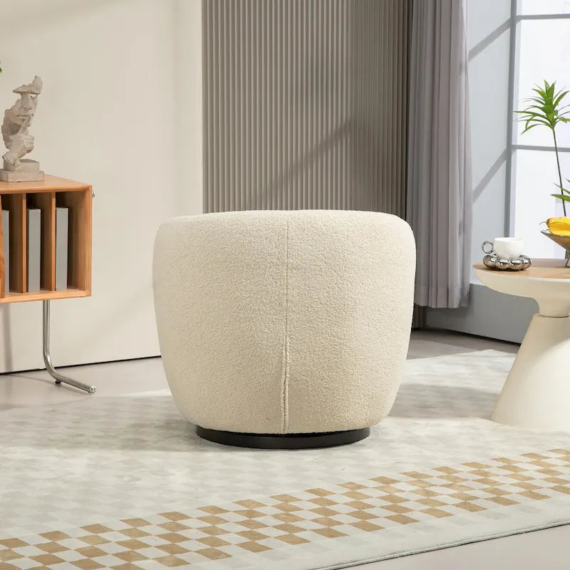 Fauteuil pivotant baquet rembourré