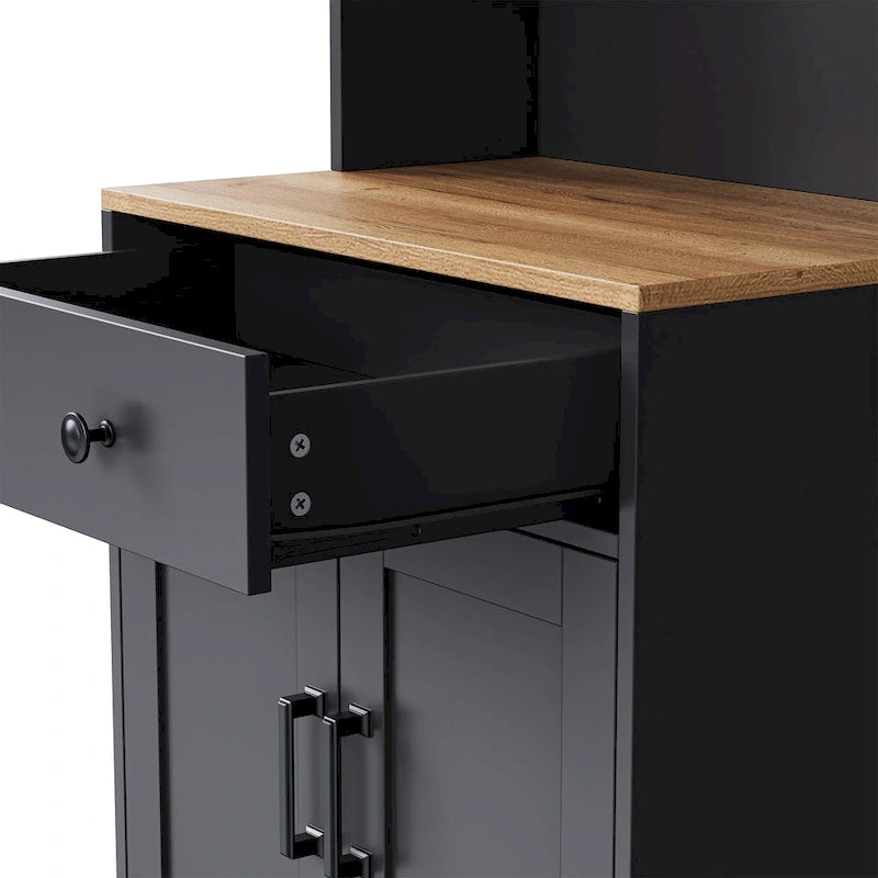 Meuble TV Couleur Noyer Noir