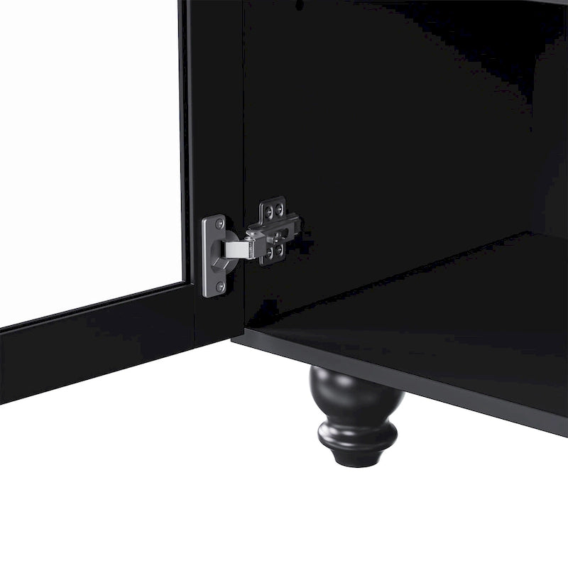 Meuble TV Couleur Noyer Noir