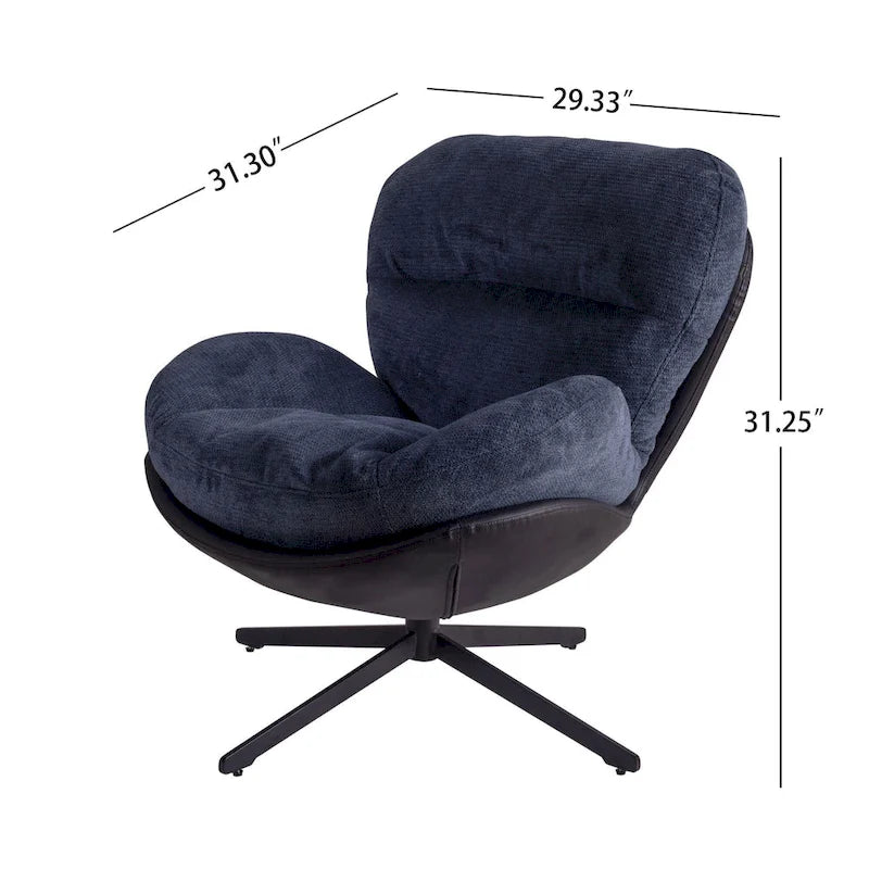 Fauteuil pivotant d'appoint