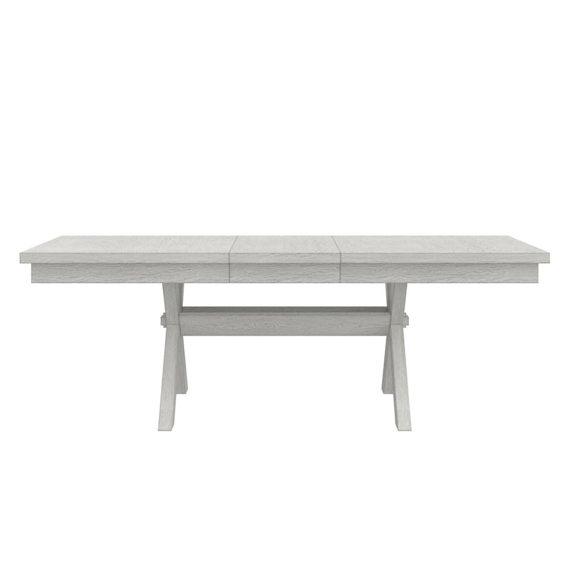 Table à manger extensible rectangulaire en bois massif