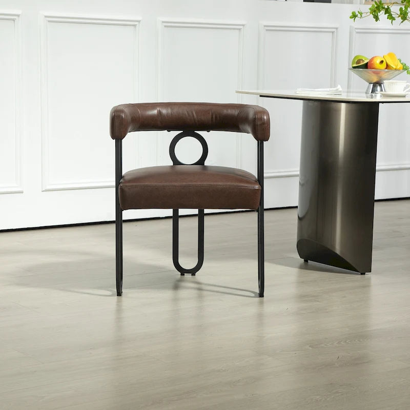 Chaise de loisirs moderne avec revêtement en PU souple