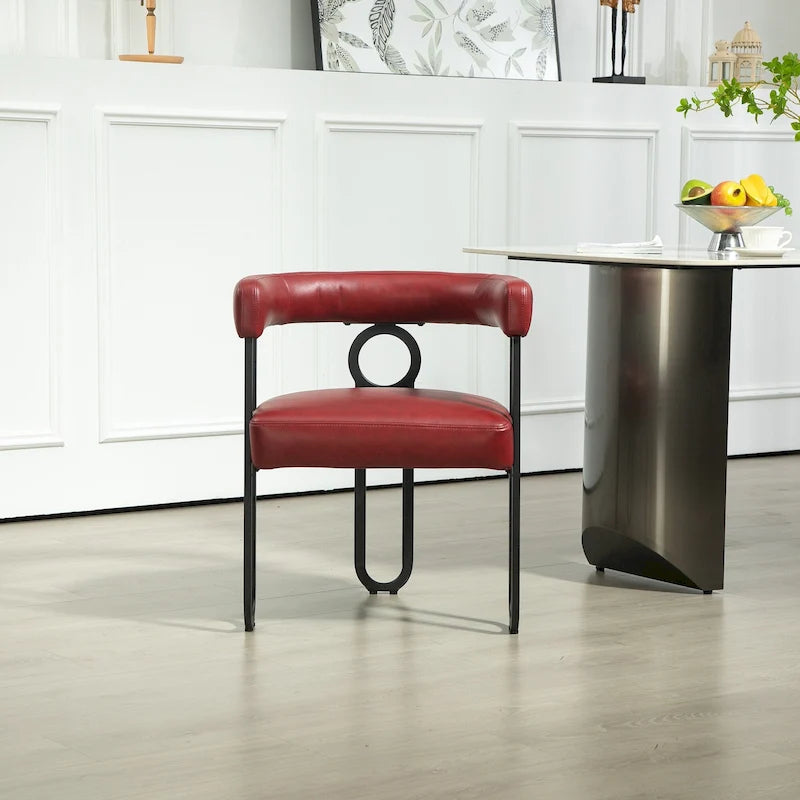 Chaise de loisirs moderne avec revêtement en PU souple