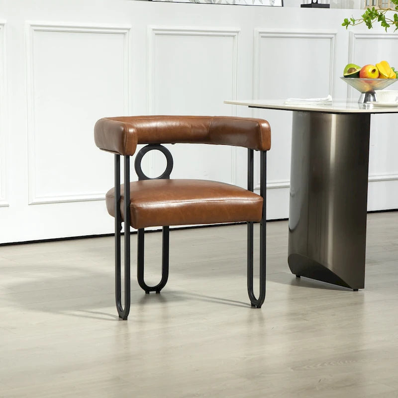 Chaise de loisirs moderne avec revêtement en PU souple