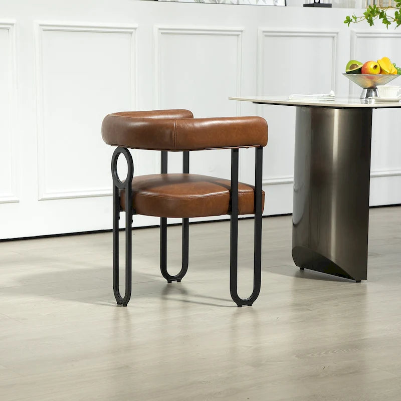 Chaise de loisirs moderne avec revêtement en PU souple