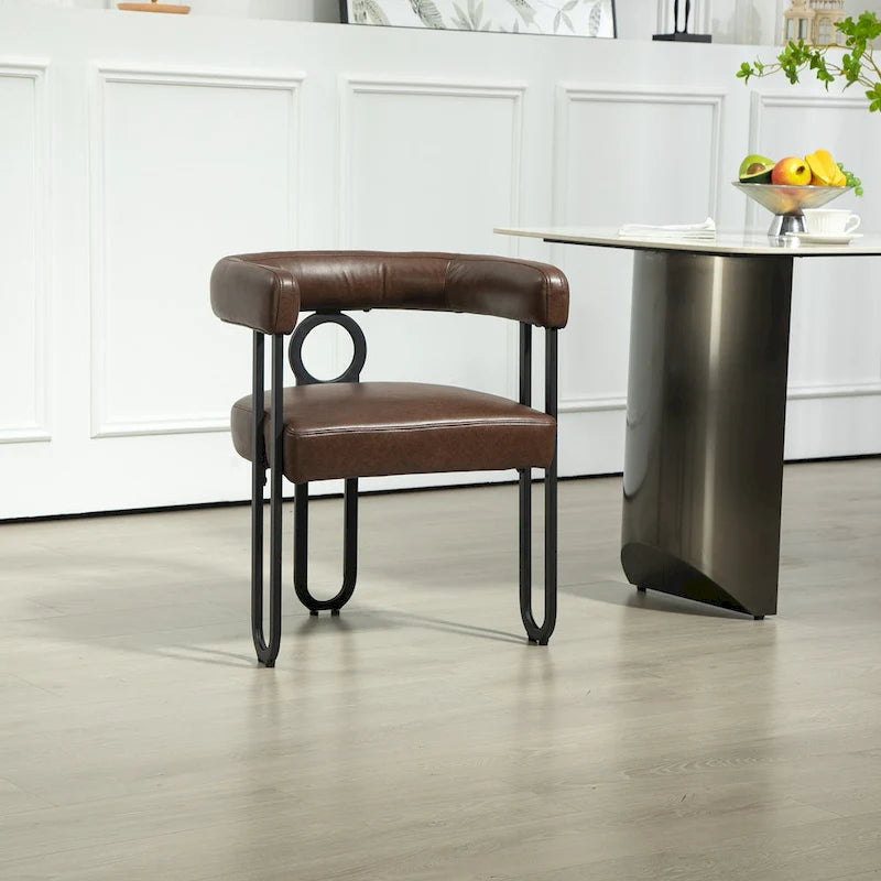 Chaise de loisirs moderne avec revêtement en PU souple