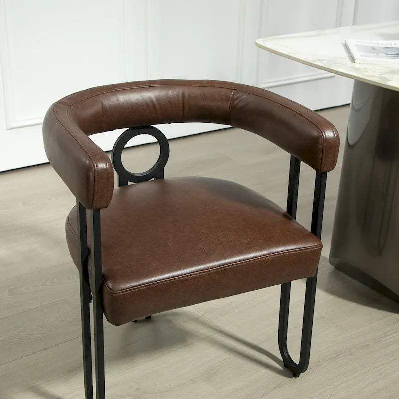 Chaise de loisirs moderne avec revêtement en PU souple