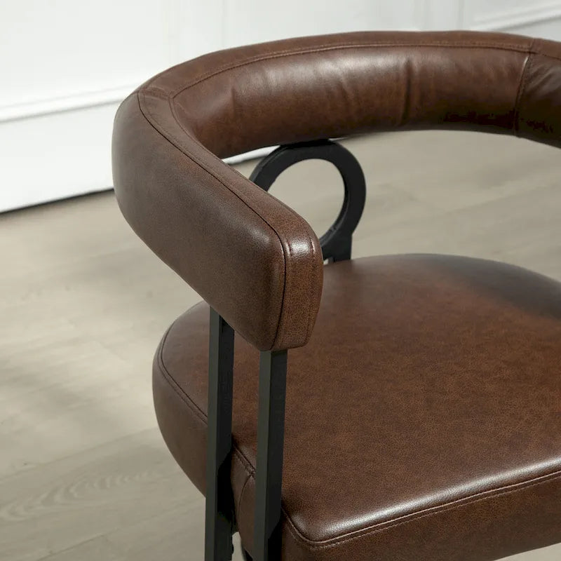 Chaise de loisirs moderne avec revêtement en PU souple