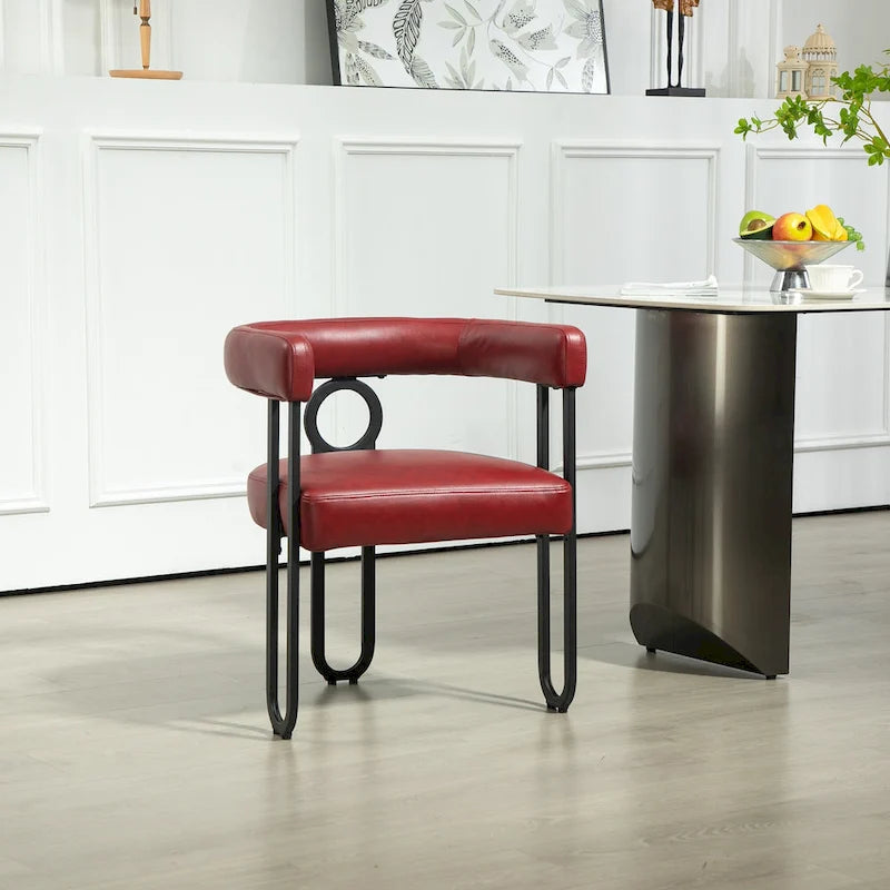 Chaise de loisirs moderne avec revêtement en PU souple