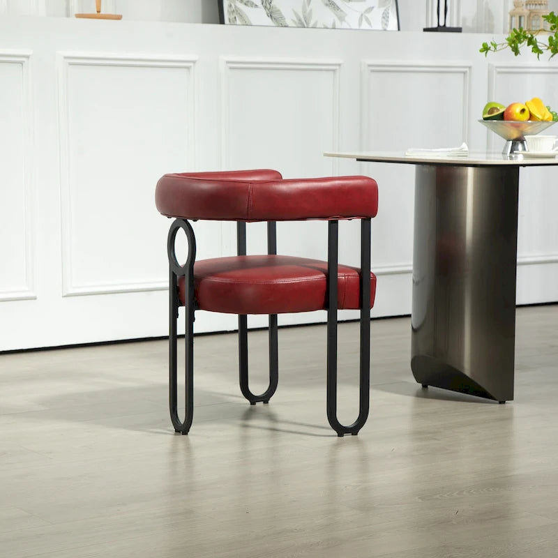 Chaise de loisirs moderne avec revêtement en PU souple