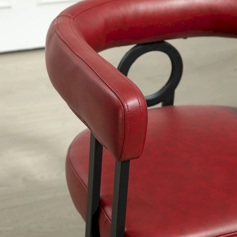 Chaise de loisirs moderne avec revêtement en PU souple