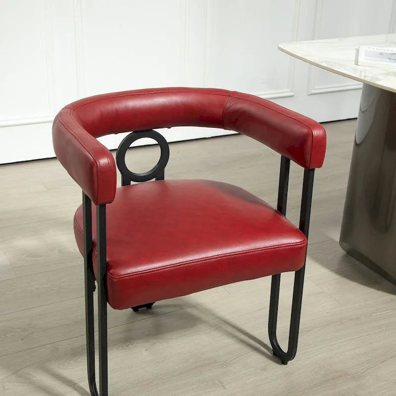 Chaise de loisirs moderne avec revêtement en PU souple