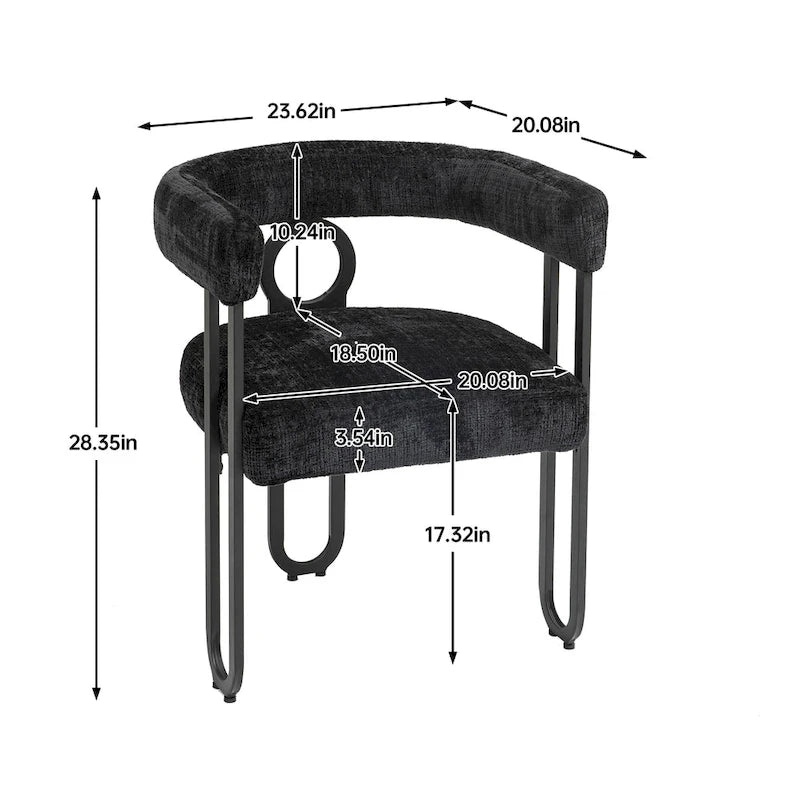 Chaise de loisirs moderne avec revêtement en PU souple