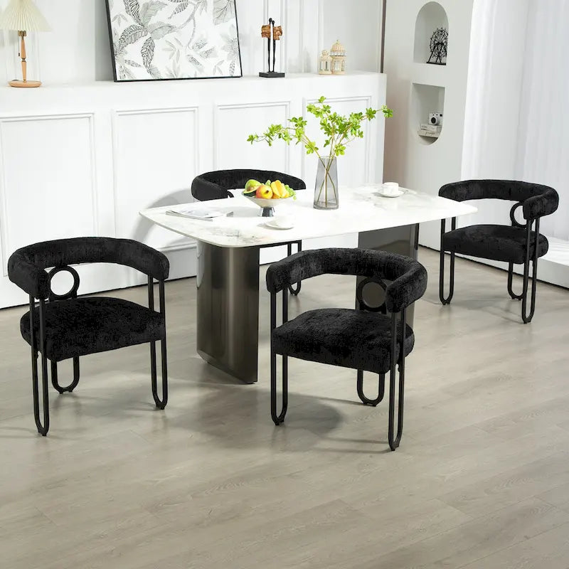 Chaise de loisirs moderne avec revêtement en PU souple