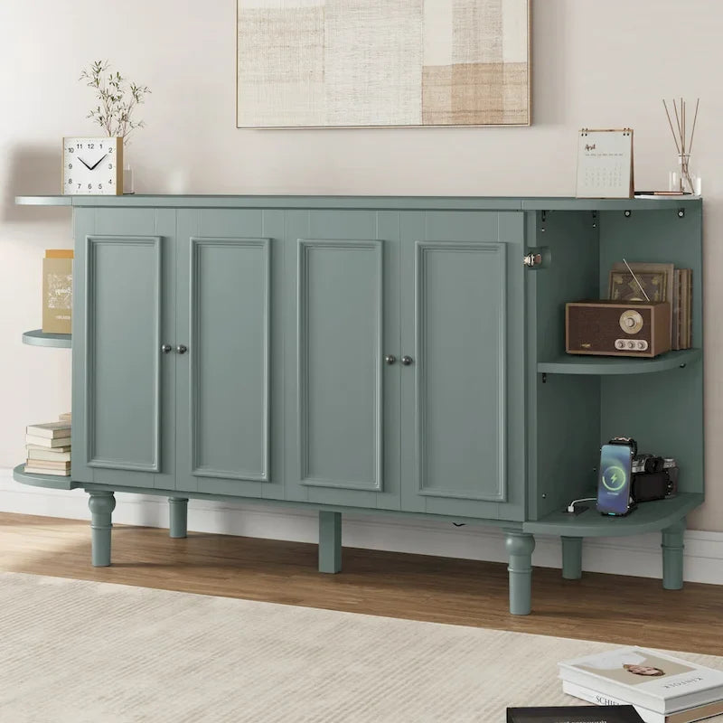 Lit escamotable rustique