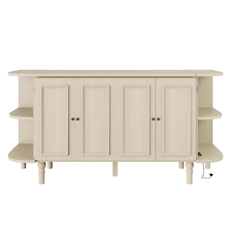 Lit escamotable rustique