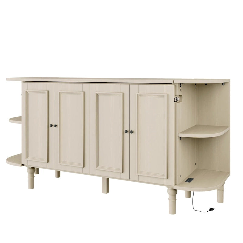 Lit escamotable rustique