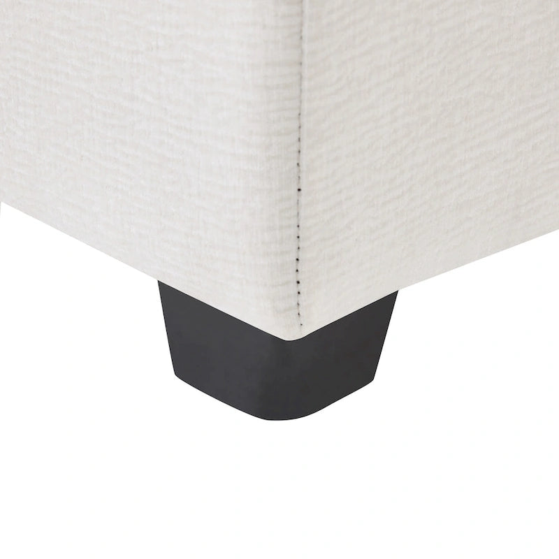 Canapé d'angle profond 6 places en chenille