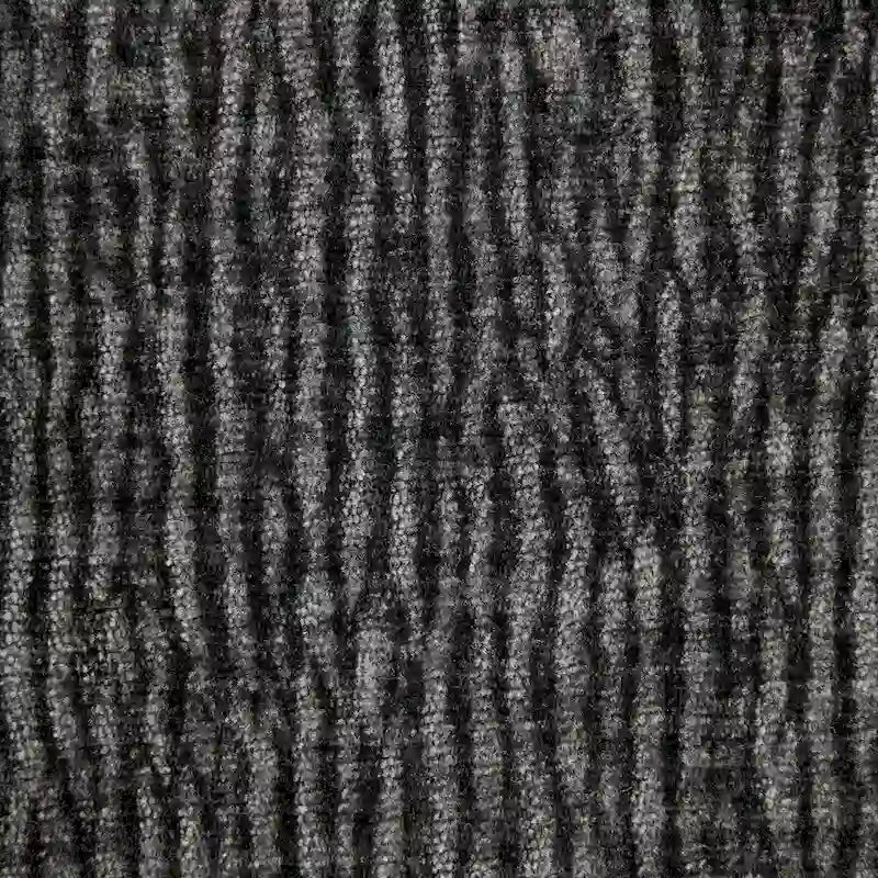 Canapé d'angle en chenille noire
