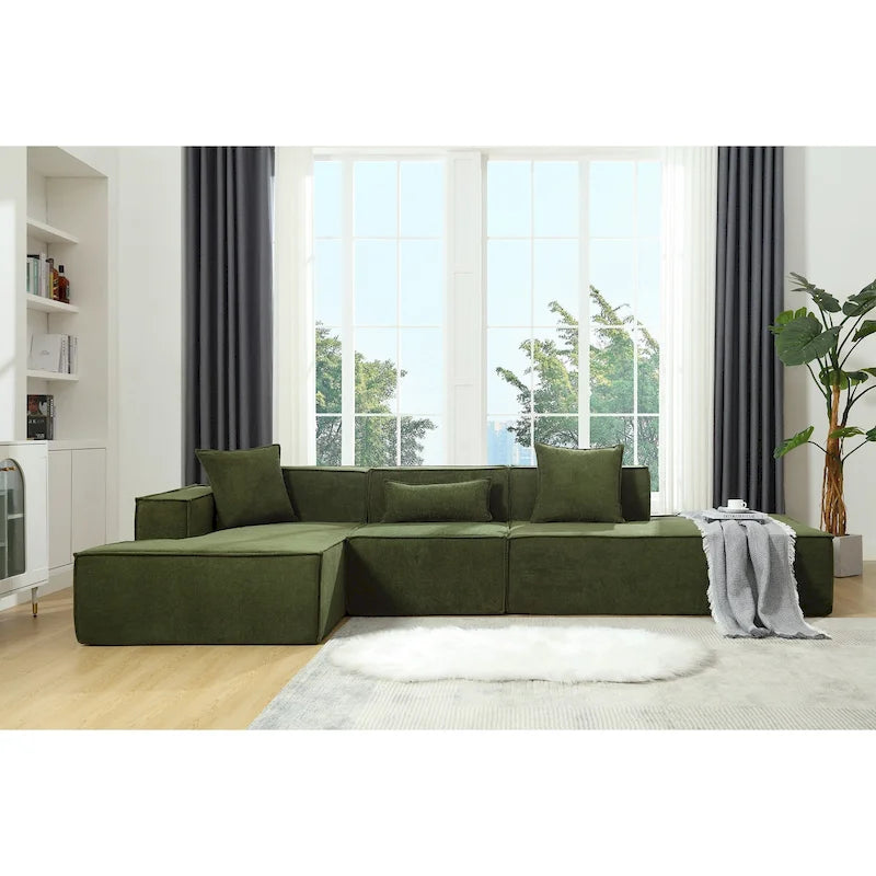 Canapé modulable d'angle minimaliste