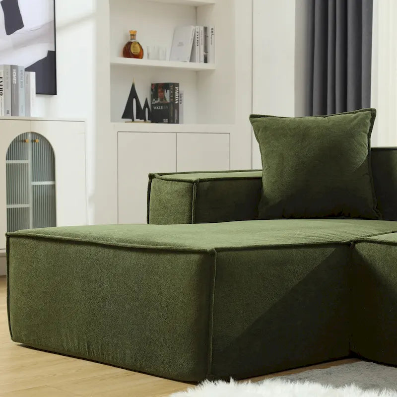 Canapé modulable d'angle minimaliste