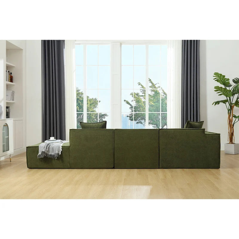 Canapé modulable d'angle minimaliste