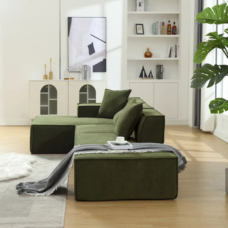 Canapé modulable d'angle minimaliste
