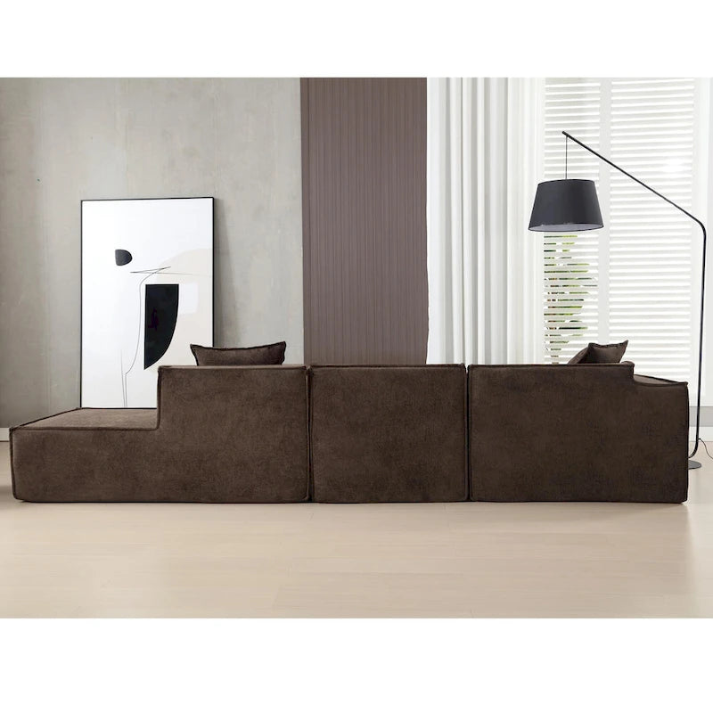 Canapé modulable d'angle minimaliste