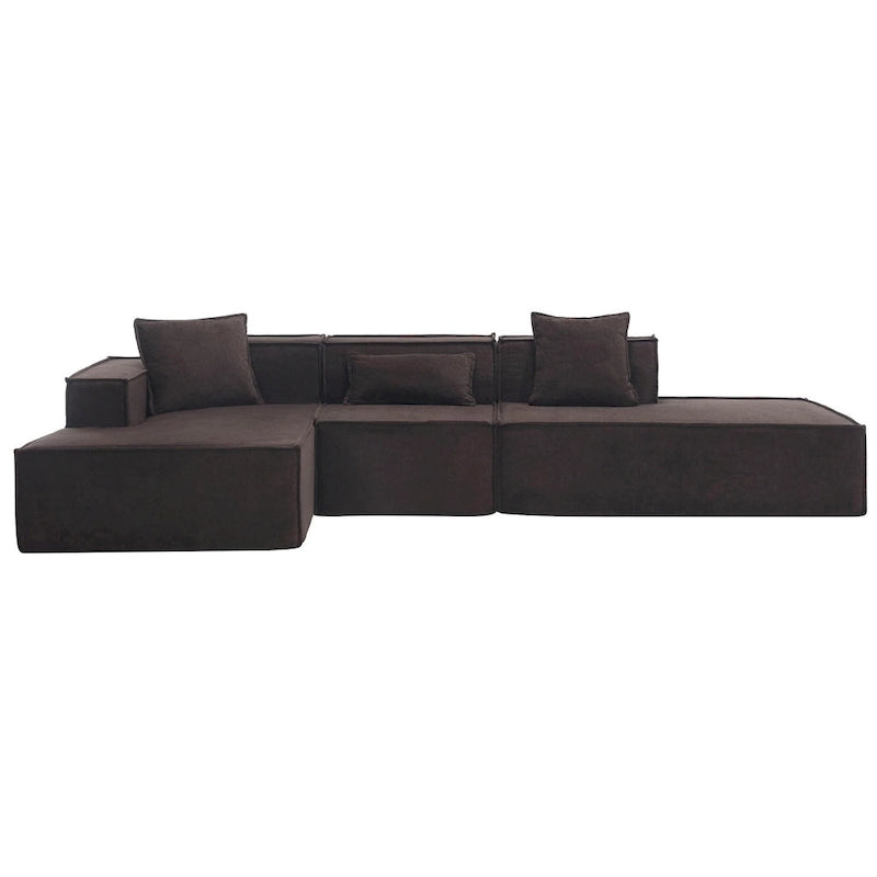 Canapé modulable d'angle minimaliste