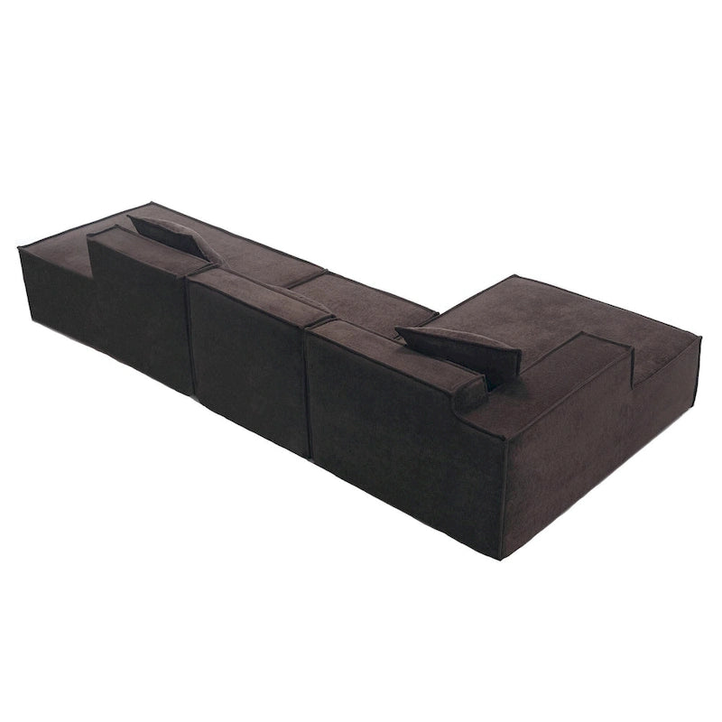 Canapé modulable d'angle minimaliste