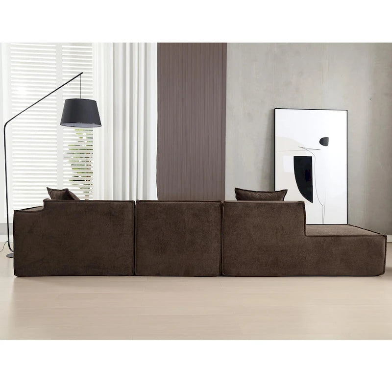 Canapé modulable d'angle minimaliste