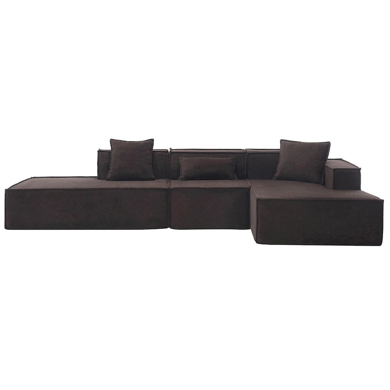 Canapé modulable d'angle minimaliste