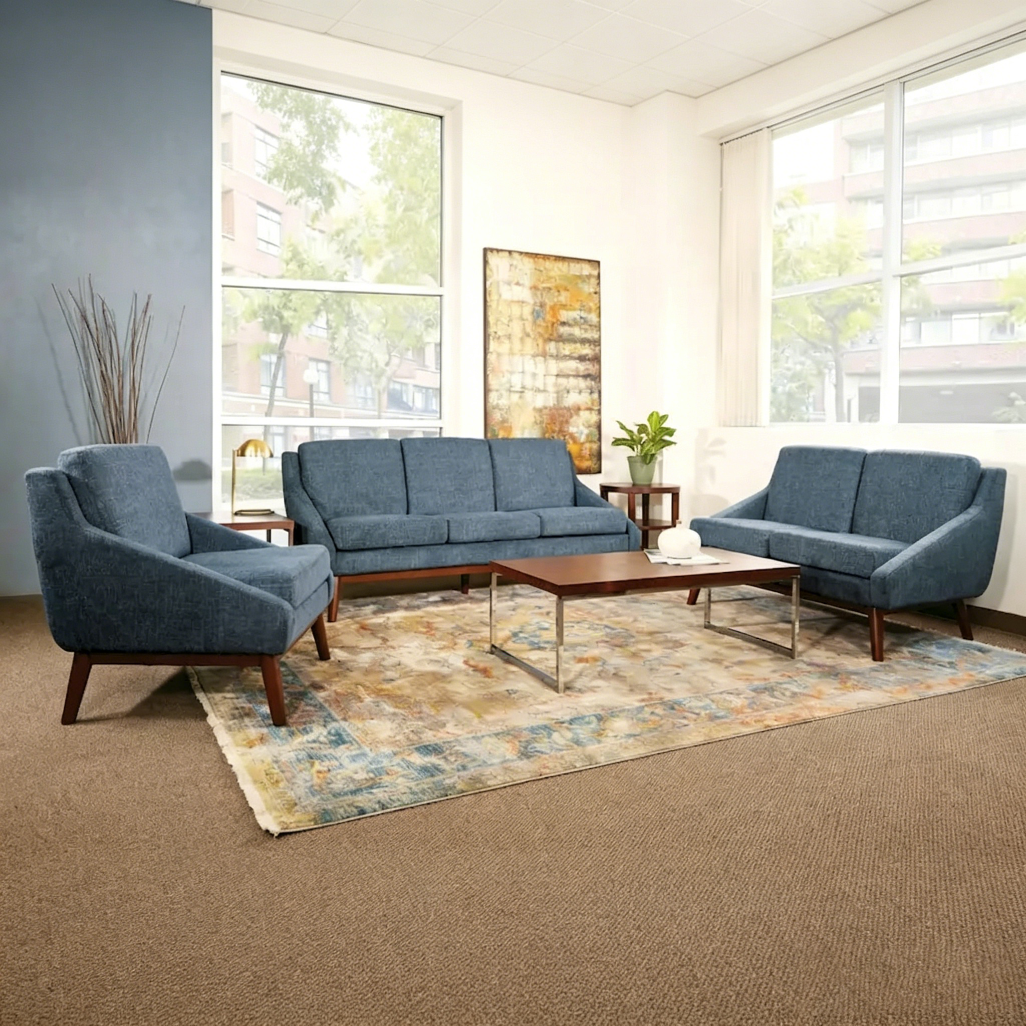 Fauteuil club du milieu du siècle