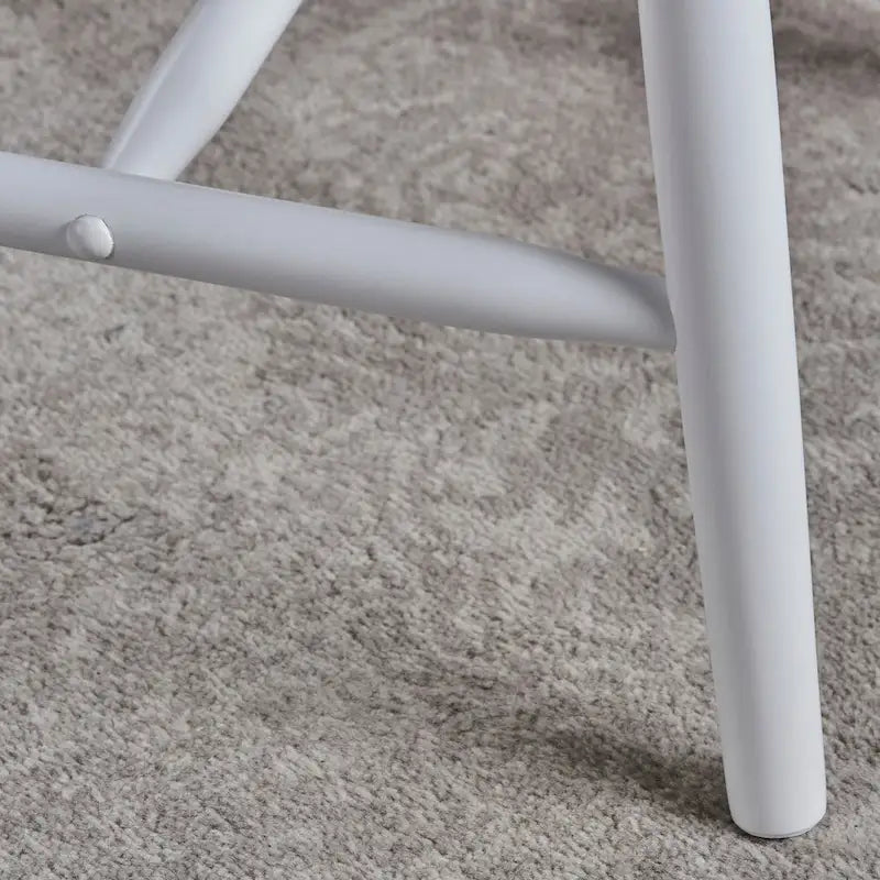 Chaise de salle à manger à dossier haut à barreaux style fermette