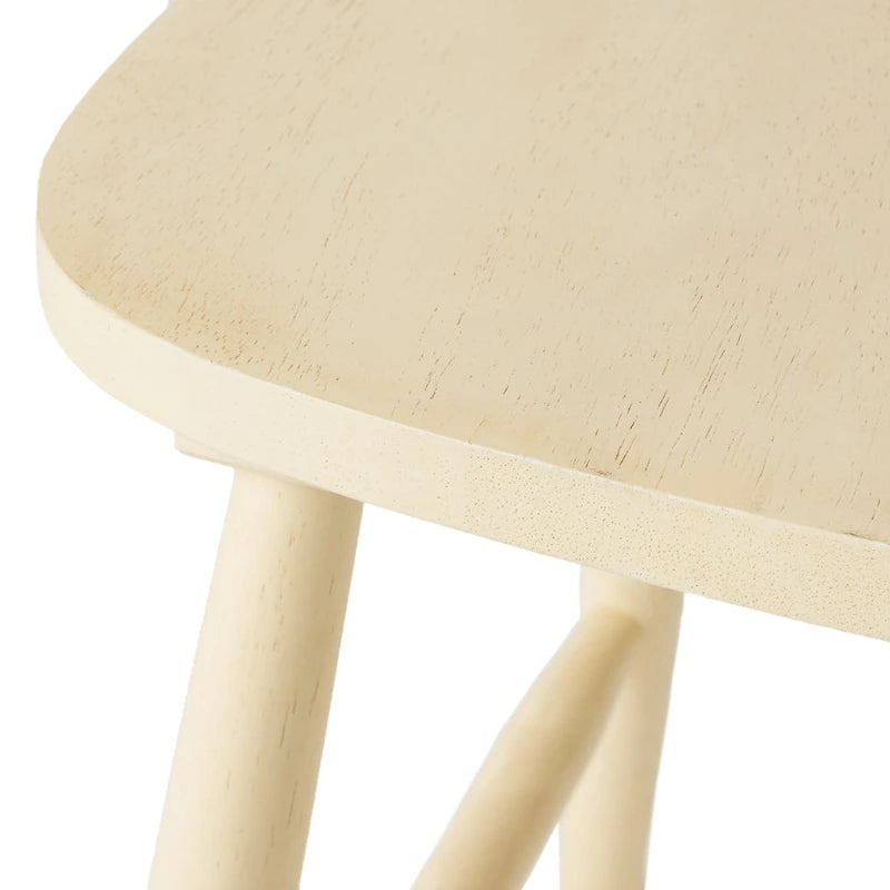 Chaise de salle à manger à dossier haut à barreaux style fermette