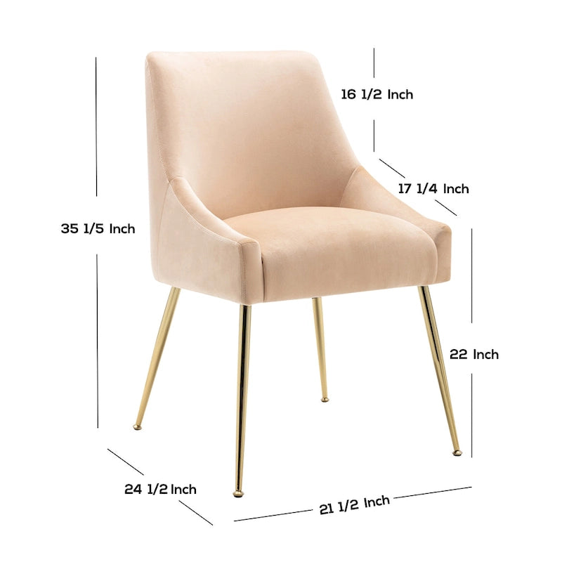 Chaise longue rembourrée en velours