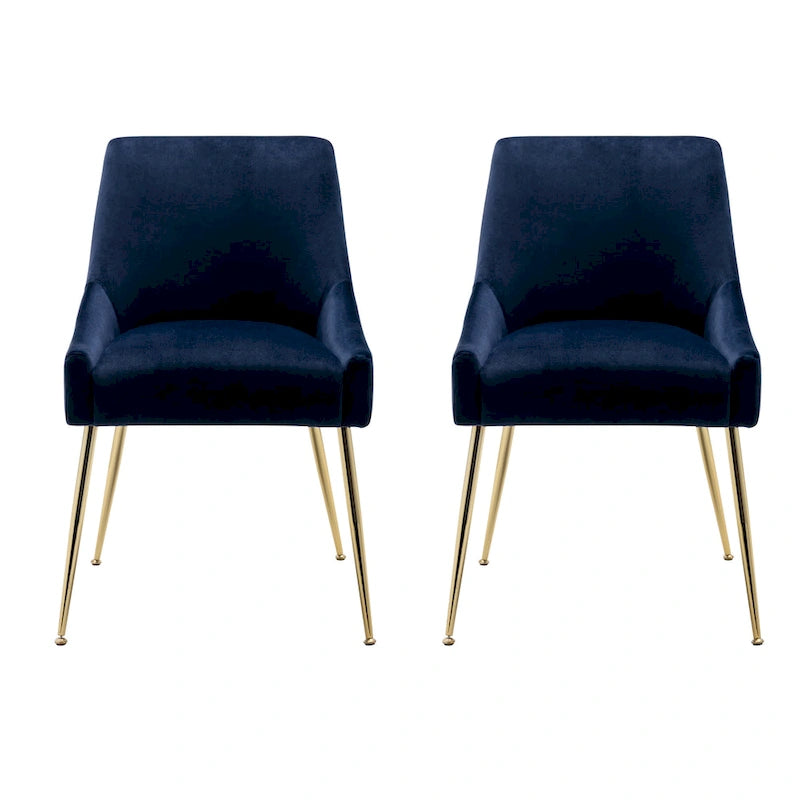 Chaise longue rembourrée en velours
