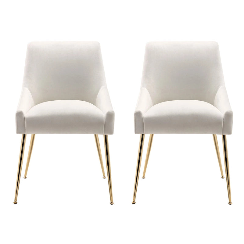 Chaise longue rembourrée en velours