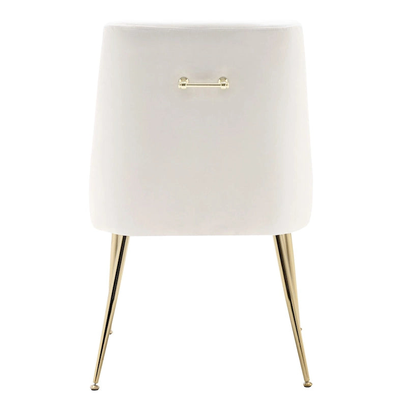Chaise longue rembourrée en velours