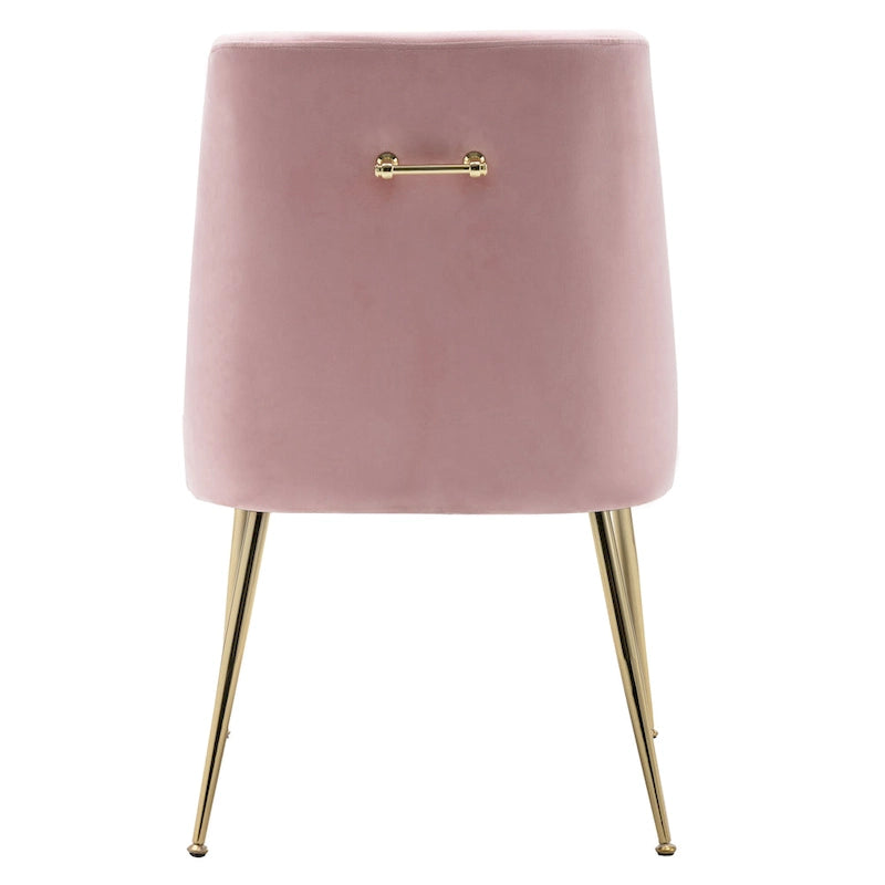 Chaise longue rembourrée en velours