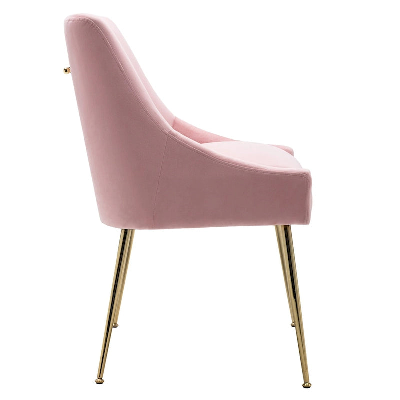 Chaise longue rembourrée en velours